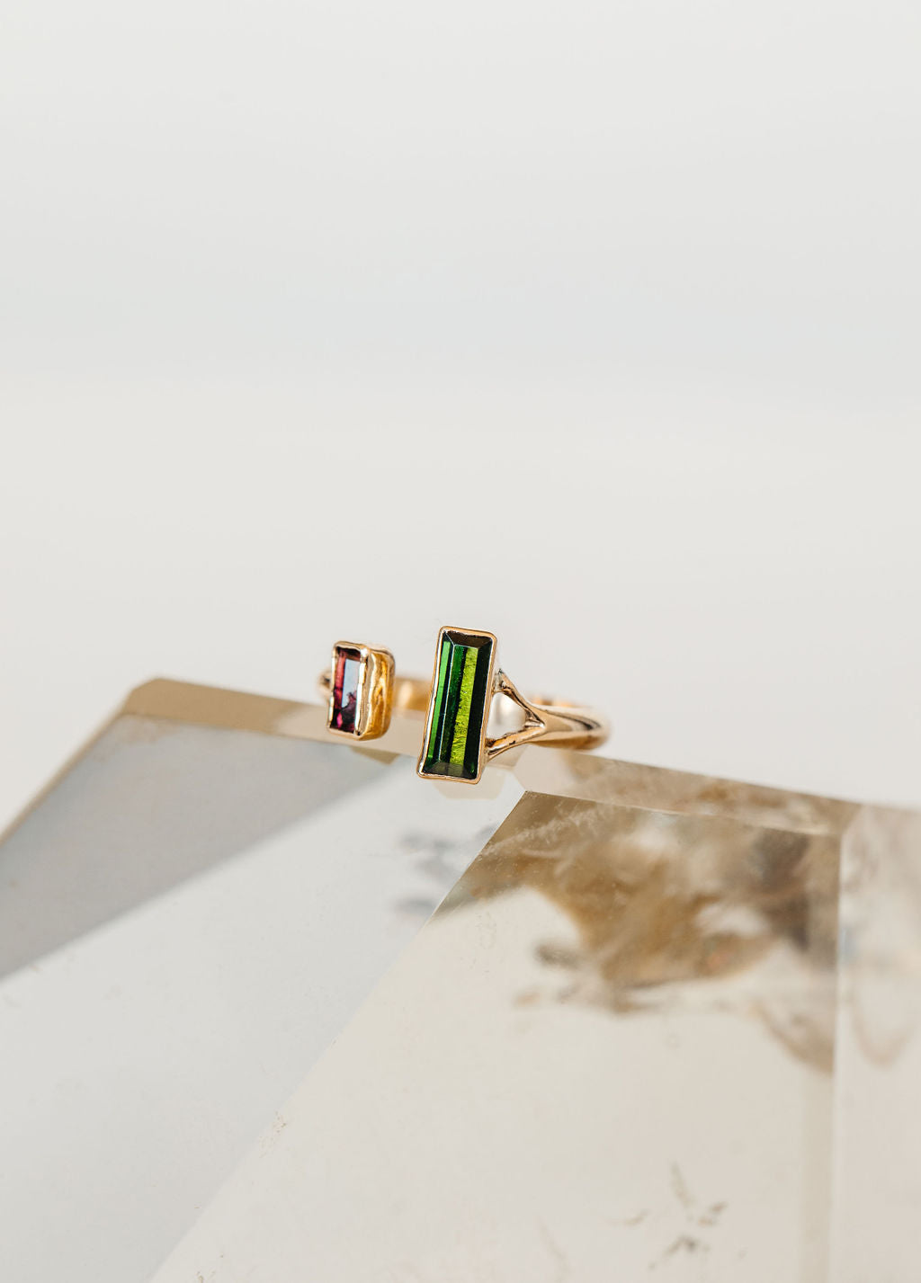 Mi Amor Tourmaline Baguette Ring - Limited Quantity