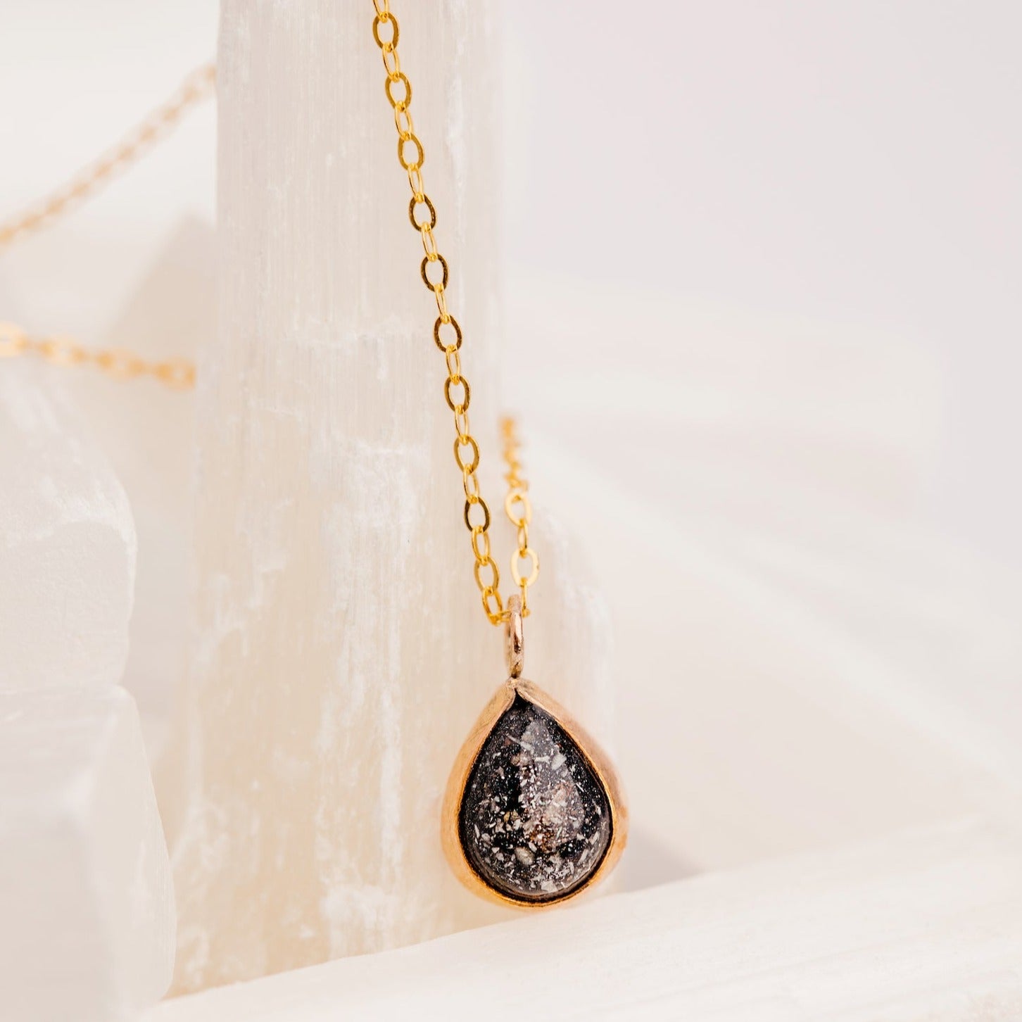 Furever Teardrop Necklace Gold Filled – Pure Life Jewelry