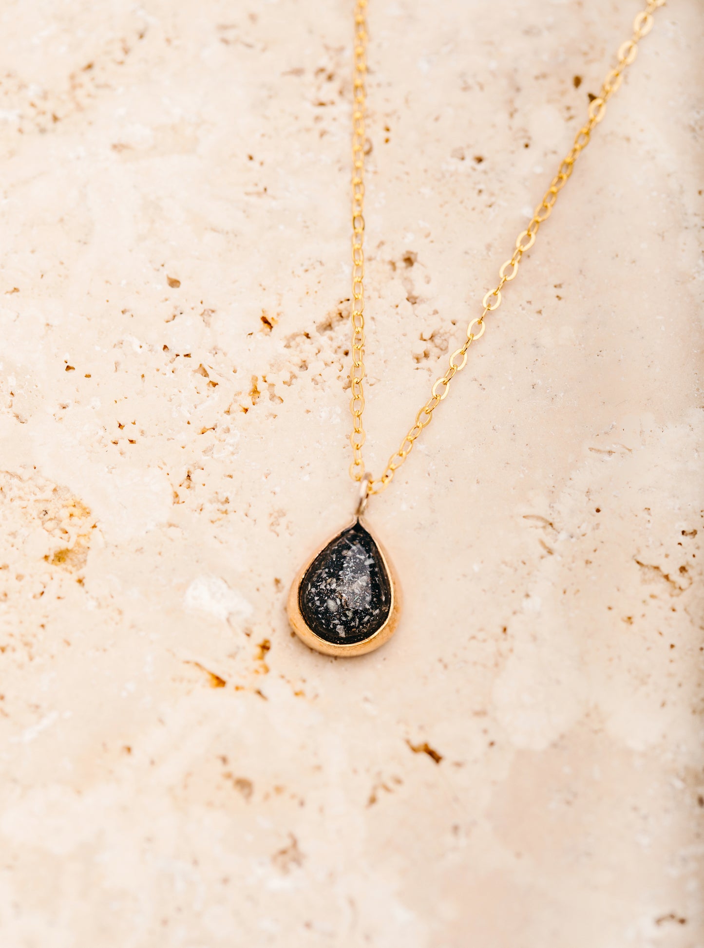 Furever Teardrop Necklace - Gold Filled
