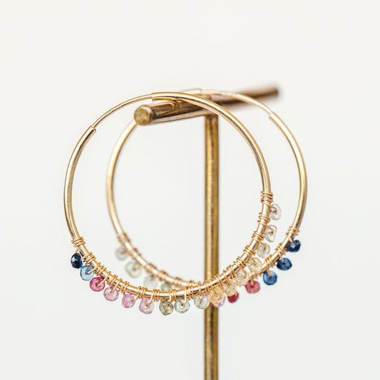 Arco Sapphire Earrings