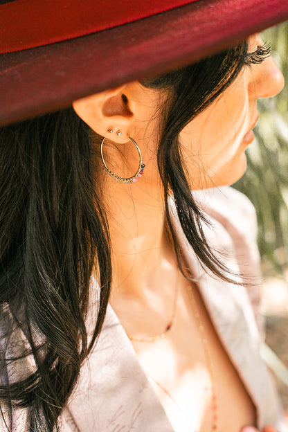 Arco Sapphire Earrings