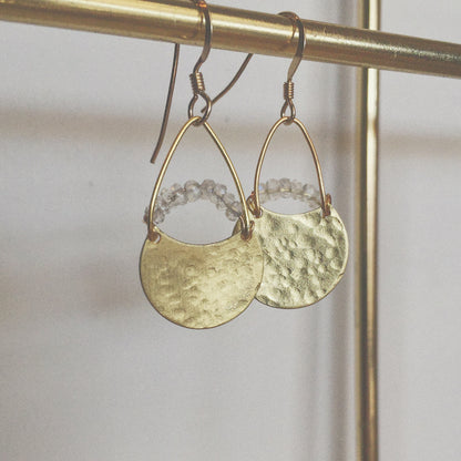 Gate Keeper Earrings - Moonstone