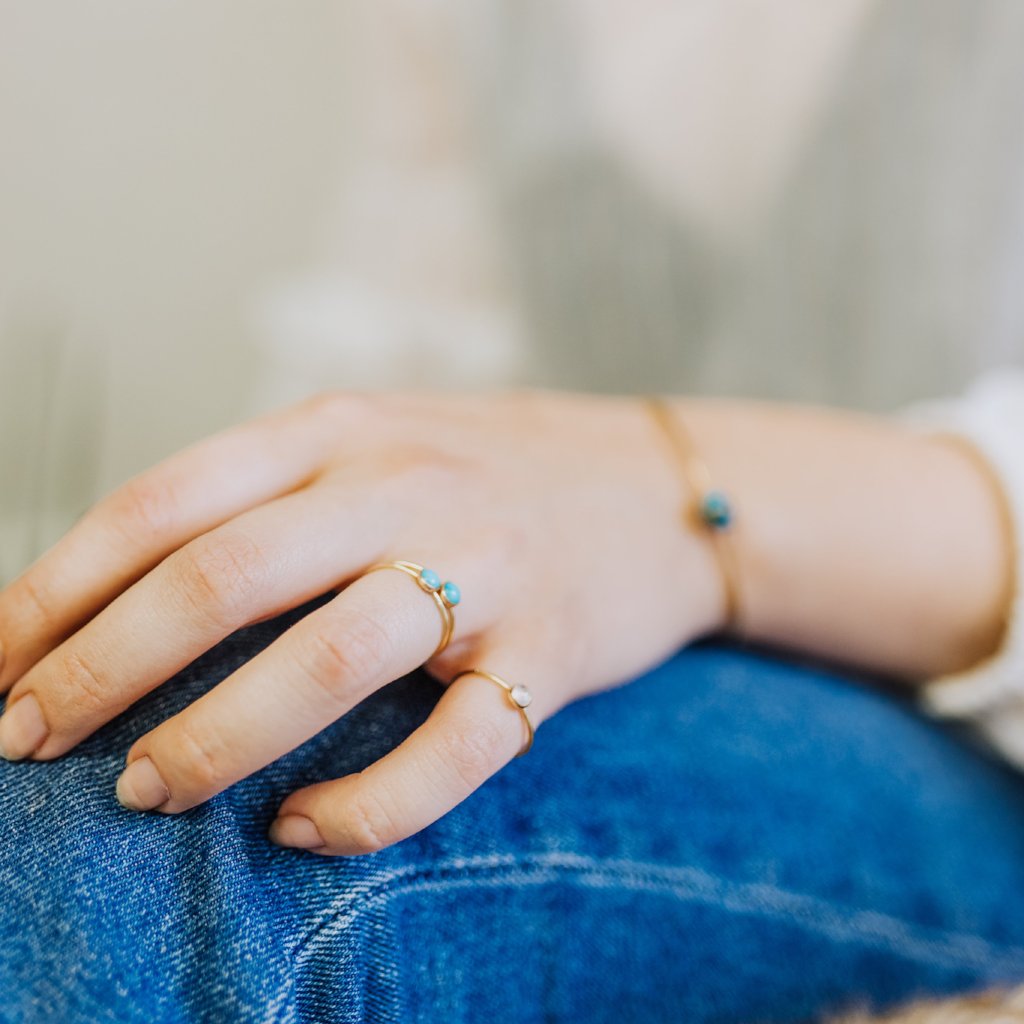 4mm Dainty Stone Stacking Ring Workshop