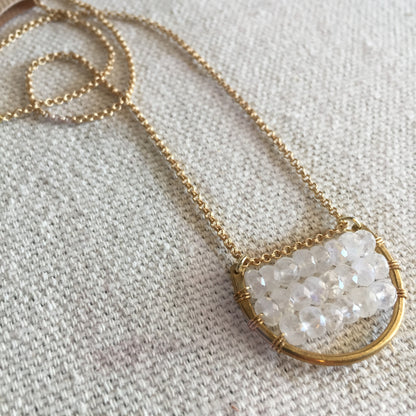 Moonstone Simply Lucky Necklace