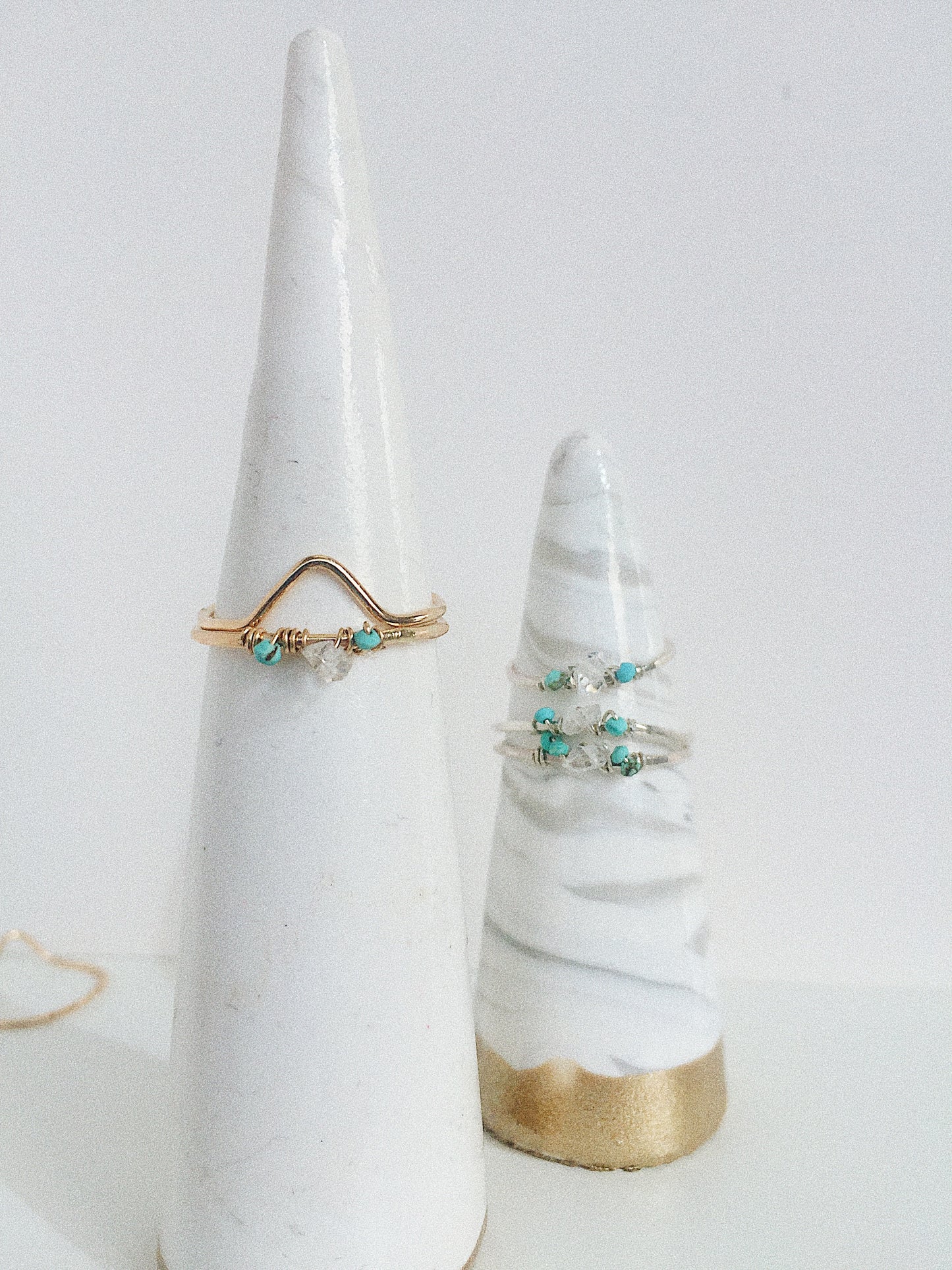 Mountain Stacking Ring-14k Gold Filled OR Sterling