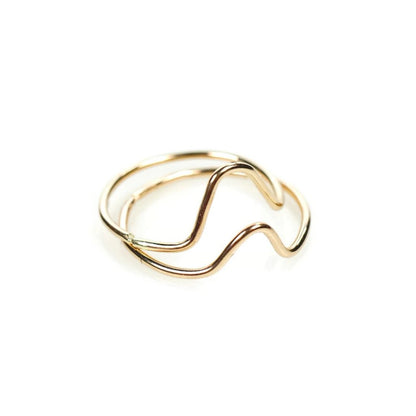 Mountain Stacking Ring-14k Gold Filled OR Sterling