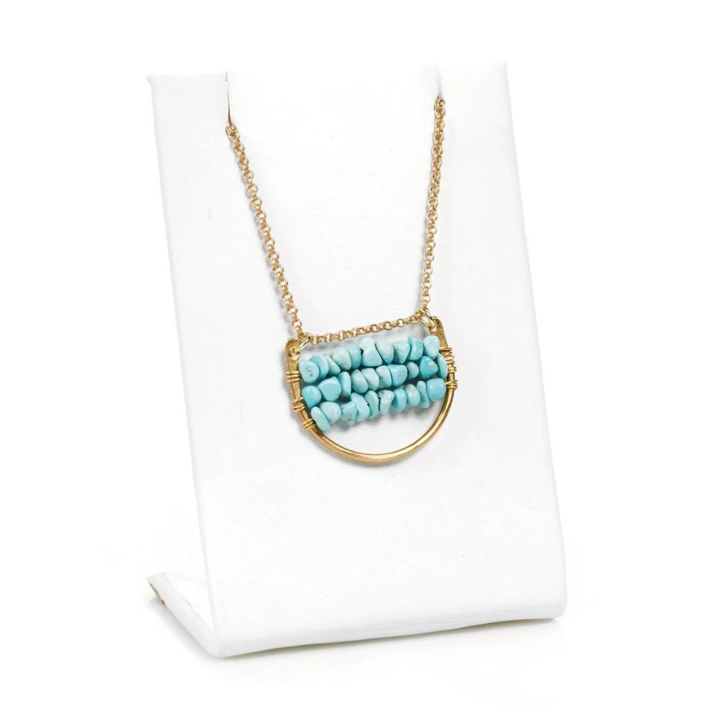 Arizona Kingman Turquoise Simply Lucky Necklace