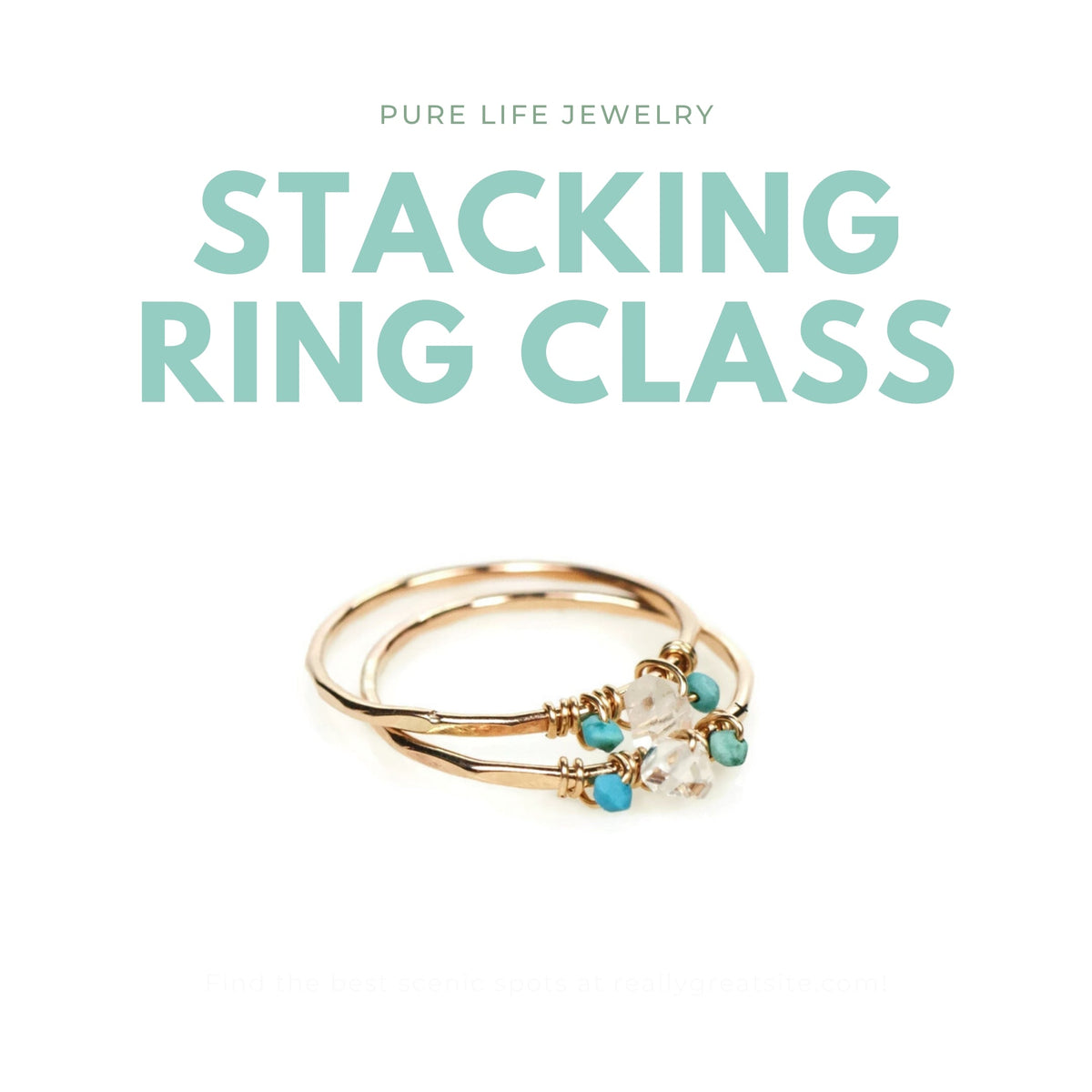 Keri- October 10 1pm Private Party- Stacking Ring Workshop